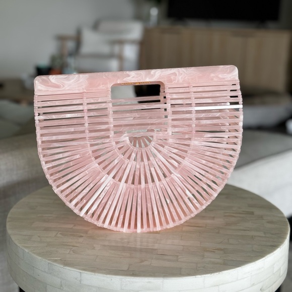 Cult Gaia Ark Clutch Bag Pink - Picture 4 of 4